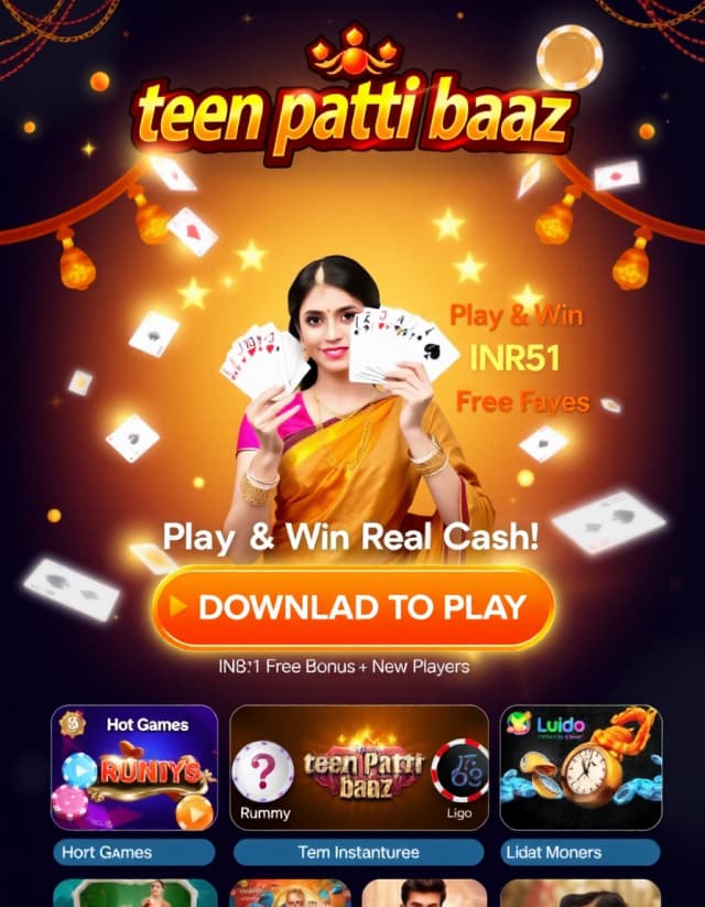 Teen Patti Baaz Banner